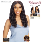 Vanessa 100% Brazilian Human Hair Middle Part Swissilk Lace Front Wig - TMH ALEXIS